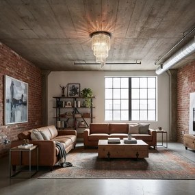 Ideal Lux-Kristály csillár CARLTON 8xE14/40W/230V átm. 40cm fényezett króm