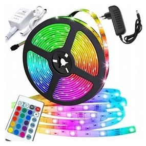 HADEX LED RGB Dimmelhető szalag 5m LED/12W/12/230V IP44 + távirányítás HD0325