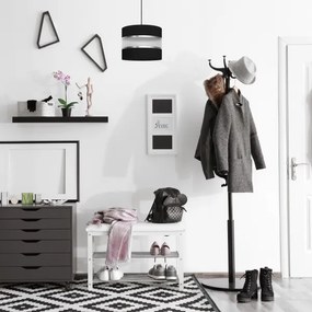 Csillár zsinóron HELEN 1xE27/15W/230V fekete