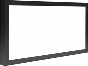 Falra szerelhető Led panel 36W Nw fekete 60x30cm Plafon mennyezeti lámpa téglalap