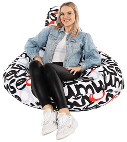 Babzsák Blaze (fehér + fekete + szürke + piros minta). 1028900