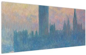 Kép - Claude Monet, The Houses of Parliament, Sunset, reprodukciók (120x50 cm)