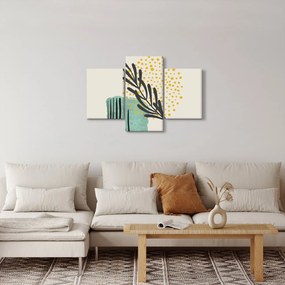 Kép - Absztrakt lapok N⁰3 (90x60 cm)