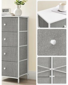 E1031 GREY komód, 45 cm, S