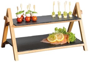 Kesper 38118 Palackos polcos szekrény, 2 polc, 45x 27 x 24 cm