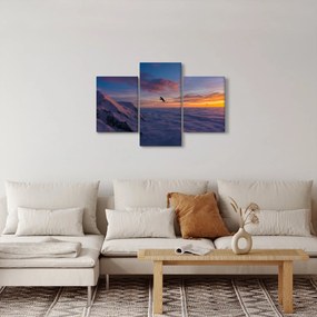 Kép naplementekor, Mt. blanc (90x60 cm)