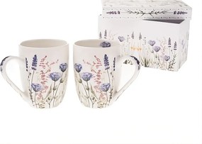 Fehér porcelán bögre szett 2 db-os 350 ml – Dakls