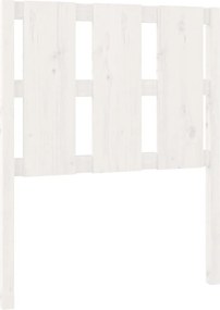 vidaXL fehér tömör fenyőfa ágyfejtámla 80,5x4x100 cm