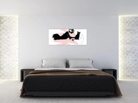 Kép - Fashion lady (120x50 cm)