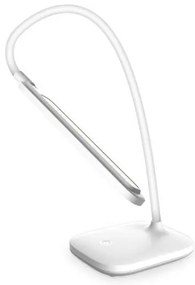 Platinet asztali lámpa 5 W, akkumulátor + USB, fehér