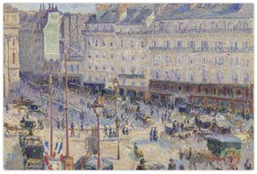 Kép - Camille Pissarro, The Place du Havre, reprodukciók (90x60 cm)