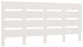 fehér tömör fenyőfa fejtámla 140 x 3 x 80 cm