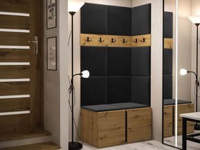 Előszoba Tovenaz I (artisan tölgy + fekete) . 1104750