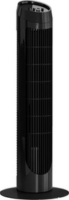 HOMCOM 45W-os Csendes Tornádó Ventilátor 3 Sebességgel és 70°-os Mechanikus Szellőztetéssel Nappaliba, Hálószobába, Irodába Ø27x75 cm Fekete | Aosom