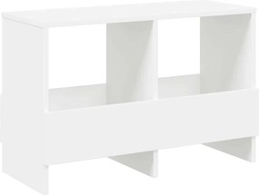 vidaXL Magazin állvány Fehér 68,5 x 30 x 45 cm