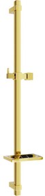 Mexen DQ zuhanyrúd szappantartóval 80 cm, Arany - 79381-50