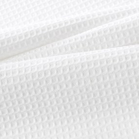 Goldea hímzett waffle konyharuha - pipacsok fehér alapon 50 x 70 cm