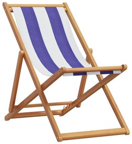 kék és fehér eukaliptuszfa és szövet összecsukható strandszék