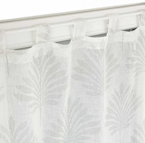 Fehér átlátszó függöny szett 2 db-os 60x120 cm Levita – douceur d'intérieur