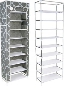 Cipősszekrény Cipő Rendszerező Könyvespolc Állvány Polcok Gardrób Anyag