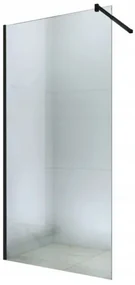 Mexen zuhany paraván WALK-IN, 6 mm-es üveg, 60 cm, fekete profil, átlátszó üveg, 850-060-000-70-00