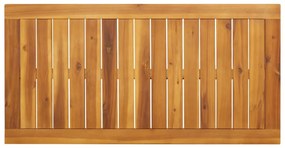 tömör akácfa kerti étkezőasztal 110 x 56 x 75 cm