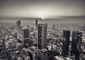 Poszter 29,7x21cm Város panoráma alkonyatkor 2, Assaf Frank