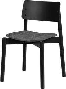 Fekete rakásolható étkezőszék Wem – noo.ma