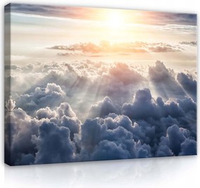 Vászonkép 80x60 Skandináv nyugalom Pasztell felhők az irodába