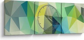 A geometriai absztrakció képe (órával) (90x30 cm)