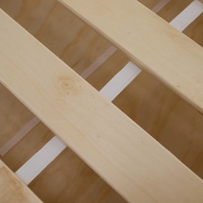 Montessori ágy, 90x200, természetes, tömör, BIANKA