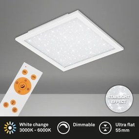 Briloner 7301-016 - LED Dimmelhető mennyezeti lámpa STARRY SKY LED/18W/230V + távirányító