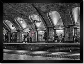 Poszterek keretben 40x30 Baker street London Metro
