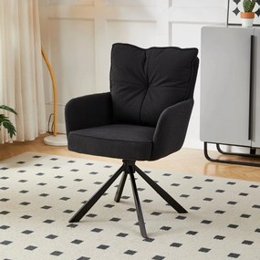 Forgó Étkező/Tárgyaló Fekete Színben. CITY