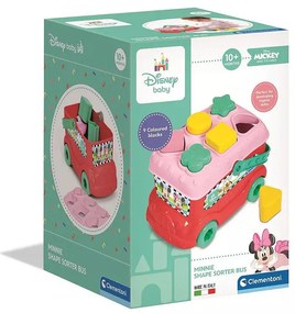 Disney Minnie Red formaválogató busz Clementoni