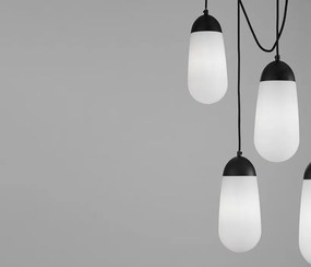 Függeszték Fekete BLAKY NOVA LUCE 9092827