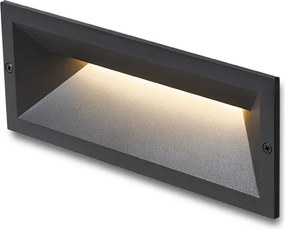 RENDL RAGG süllyesztett lámpa fekete 230V LED 12W IP65 3000K