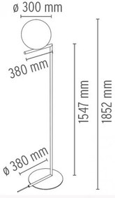 Állólámpa Réz FLOS F3174059