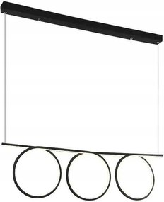 Függőlámpa Loop Black 60W Led