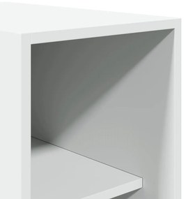 fehér szerelt fa ruhásszekrény 30 x 50 x 200 cm