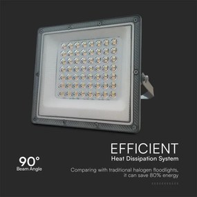 LED Reflektor LED/50W/230V IP65 3000/4000/6500K szürke