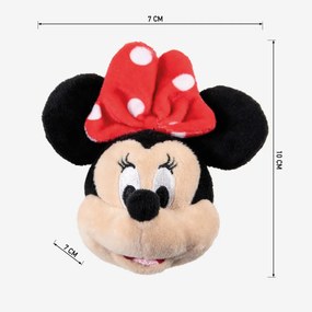 Disney Minnie Glam plüss kulcstartó 10 cm