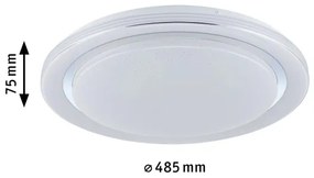 Paulmann 70547 - LED RGBW/38,5W Dimmelhető mennyezeti lámpa RAINBOW 230V + távirányító