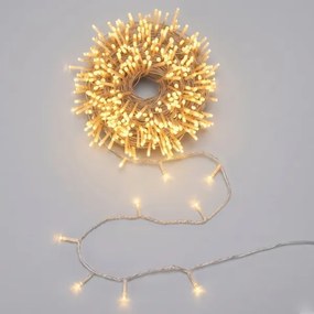 Aigostar - 1000 LED, 8 funkciós kültéri karácsonyi fényfüzér, 103 m, IP44, meleg fehér