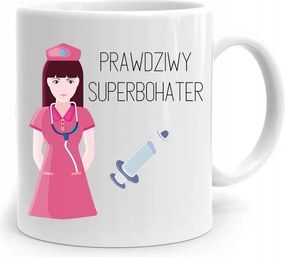 Bögre Ajándék Ápolónőnek Igazi Hős fényképes nyomattal