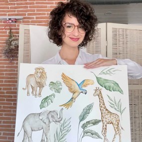 INSPIO Textil falmatrica - SZAFARI állatok a vadonból