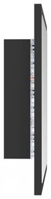 szürke akril LED-es fürdőszobai tükör 40 x 8,5 x 37 cm