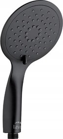 Zuhanyfej Zuhanyfej Fekete 3 Funkciós Vízkőmentes