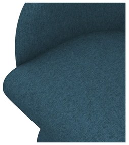 Kék kárpitozott étkezőfotel Kanoa – Makamii