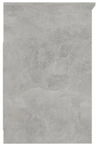 betonszürke szerelt fa fiókos szekrény 40 x 50 x 76 cm